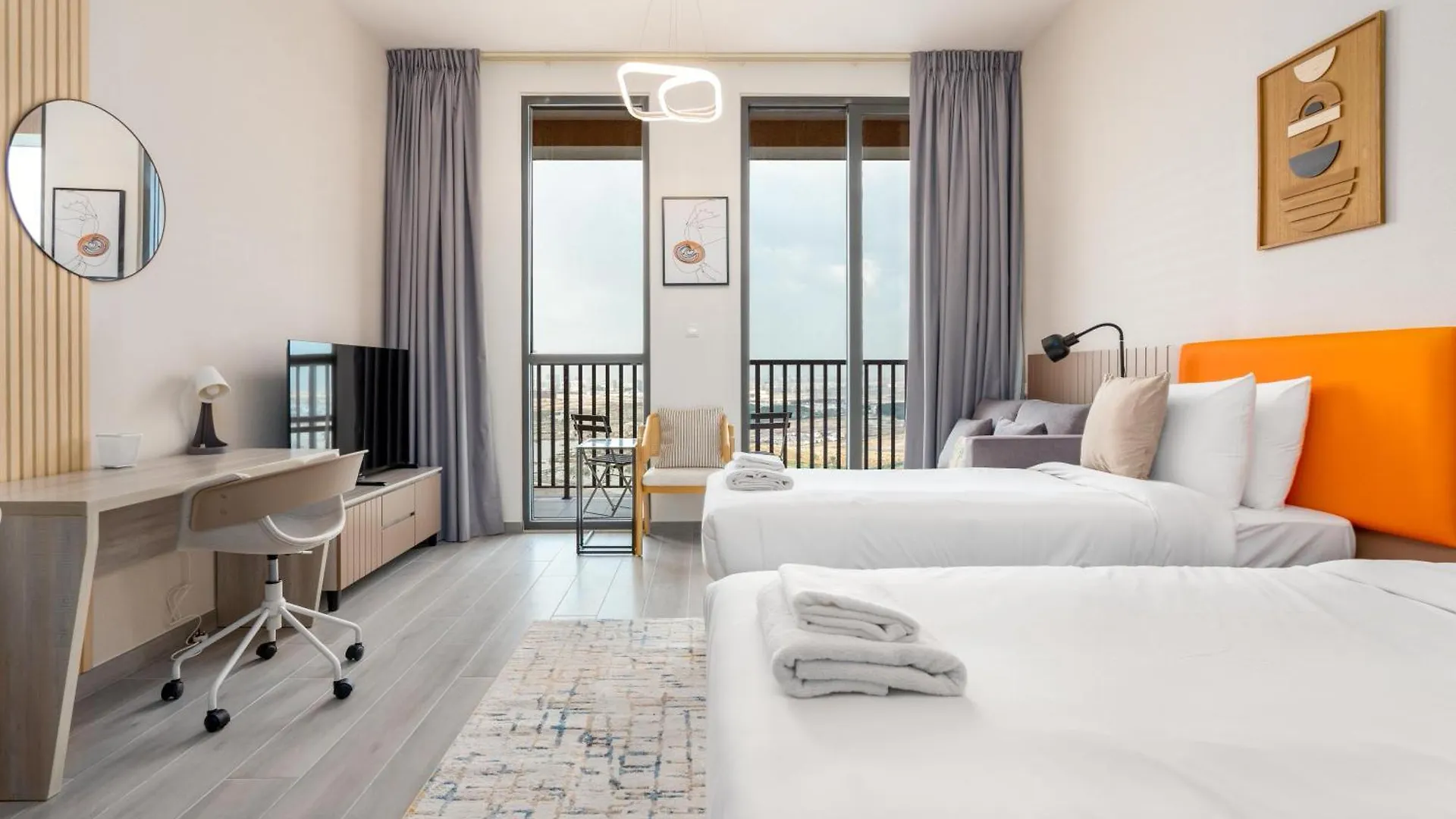 דובאי Vacay Lettings - Spacious Studio Apartment - Production City
